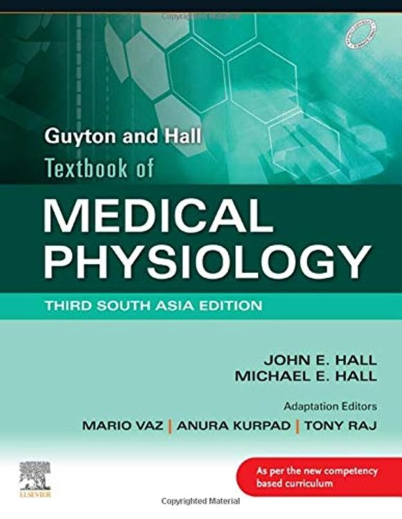 Guyton and Hall Textbook of Medical Physiology with Access Code, 3rd South Asia Edition (Paperback, 2020)