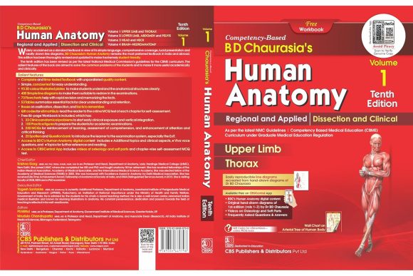 BD Chaurasia’s Human Anatomy, 10/E Vol-1, Regional and Applied Dissection and Clinical Upper Limb, Thorax (PB-2024) – June 17, 2024 - Image 9