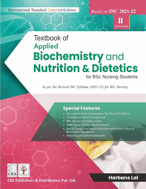 Textbook of Applied Biochemistry and Nutrition & Dietetics for BSc Nursing